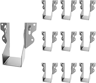 10 Pièces LU24 2X4 Face Galvanisée Supports D