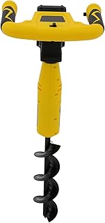 Tarière électrique 350 W 7N-m - Tarière manuelle sans fil - 550 tr/min - Perceuse amovible - Pour creuser/préparer des trous de poteaux