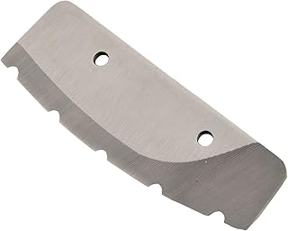 Lot de 2 lames de tarière à glace de rechange de 20,3 cm en acier inoxydable pour tarière à glace électrique Connexion filetée pour perçage fiable