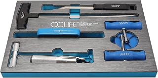 CCLIFE 7 pièces kit démontage Pare-Brise - Outils de Montage et démontage pour vitre de Pare Brise Voiture