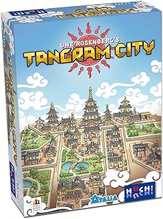 Atalia | Tangram City – Jeu de société Familial de Pose de tuiles (1 à 5 Joueurs, dès 8 Ans) – Créé par Uwe Rosenberg – Stratégie, Construction & équilibre Urbain/Nature