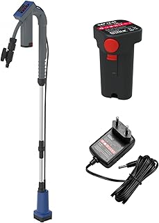 Güde Pompe pour fûts de pluie à batterie RFP 12-201-04 (12 V, 1500 l/h, hauteur de refoulement 11 m, granulométrie max 0,5 mm, robinet d