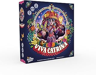 Viva Catrina – Jeu de Société Stratégique et Coloré | 2 à 6 Joueurs | Dès 8 Ans | Pose de tuiles | Tactique | Forte rejouabilité | The Flying Games, Bleu