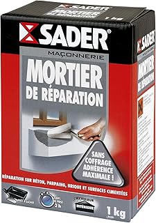 Sader Mortier de réparation 1kg (boîte carton)