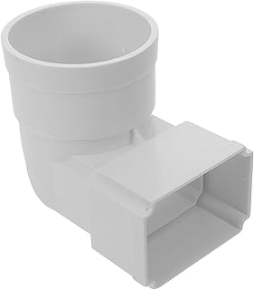 UKCOCO Adaptateur De Gouttière Carrée À Carrée 13X9.5X8 Cm Connecteur De Descente Pluviale Fiable Pour Système De Drainage De Pluie Jardin Maison