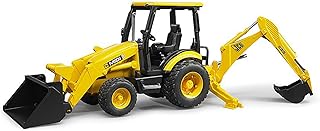 bruder 02427 - JCB MIDI CX Tractopelle, Chantier, Véhicule de construction, Pelle rétro, Jouet